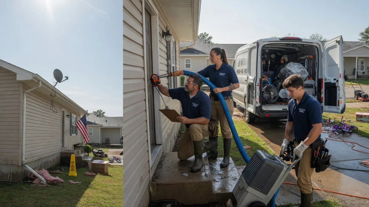 Ceiling Water Damage Restoration in Wilder, TN near me